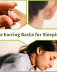 Silicone Earring Backs, Full Cover, 20PCS Clear Earring Backs Replacements, Hypoallergenic Earring Stoppers, Soft Ear Backings for Studs Hook Earrings