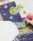 300 Pieces Diamond Painting Release Paper 15 X 15Cm and 15 X 10Cm Non-Stick Silicone Release Paper Double-Sided 5D Diamond Painting Accessories Cover Replacement Paper