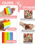 5400+Pcs Fuse Beads - Fuse Beads Kit Melty Beads Kit Melting Beads Fuse Beads Bulk Iron Beads for Kids Crafts, Ideal for Boys and Girls Christmas Birthday Gifts Mix 24 Colors 5Mm