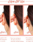 360 Pieces Ear Lobe Support Patches Earring Backs for Droopy Ears Earlobe Support for Earrings Earring Sticker Backs Earring Support Patches Heavy Earring Holder for Women Ear Earring Home Supplies