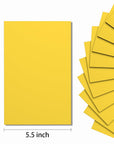 Yellow Foam Sheets Crafts, 8.5X5.5 Inch Eva Craft Foam Paper for Crafts Project Classroom Scrapbook DIY Cosplay (Yellow-10 Sheets)