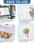 Sublimation Coating Spary for Cotton Shirts 150Ml, Sublimation Spray for All Fabric, Canvas, Carton, Pillow, Sublimation Spray Quick Dry & High Gloss, Vibrant Color & Strong Adhesion