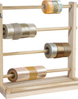 Ribbon Organizer,Ribbon Holder Organizer Rack,Ribbon Spool Holder Suitable for Wreath Making Supplies,Spool Holder,Ribbon Storage Organizer for Craft Room,Sewing Room and Flower Store.