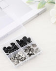 45 Pieces Pin Backs Locking Pin Keepers Locking Clasp Pin Backs Replacement with Blank Pins for Brooch Pins,Lapel Pins, Enamel Pins and Hat Pins
