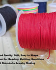Nylon String for Bracelets, 6 Rolls 270 Yards 0.8 Mm Beading Cord for Kumihimo, Blinds String, Braided Bracelets, Chinese Knot, Wind Chime, Jewelry Making
