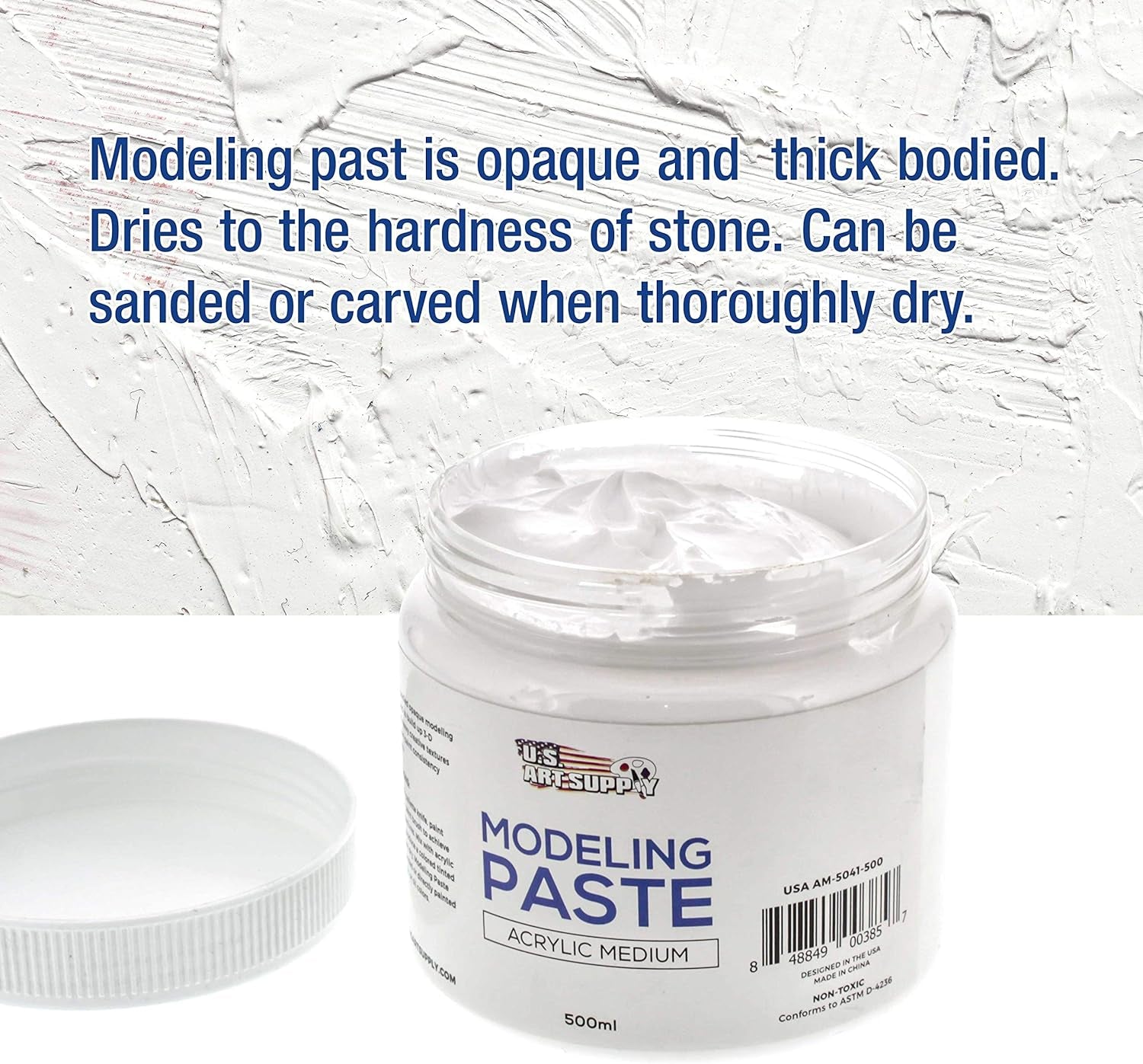 Modeling Paste Acrylic Medium, 500Ml Tub