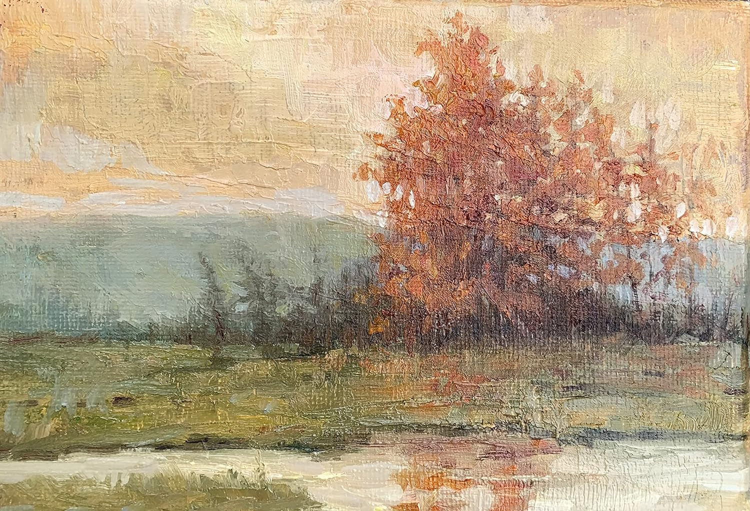 Premium Oil Paint - Set 12 Colors, Maximum Strength Pigmented Oil Paints for Professionals, Students,