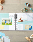 8X8 Inch Scrapbook Photo Album for Family Photos, Wedding Guest Book, Anniversary (40 Sheets)