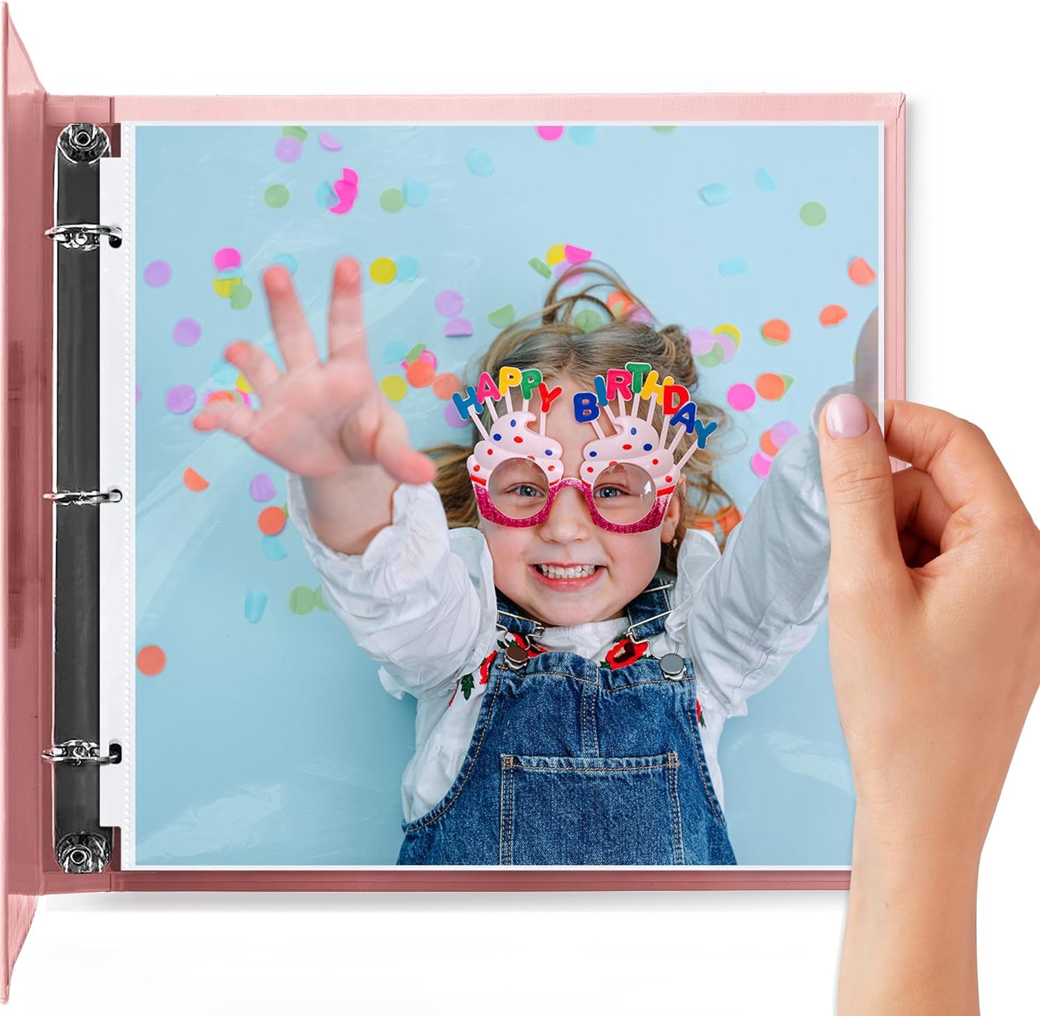 Photo Album Pages for 3 Ring Binder - Scrapbook Pages - 12X12 Scrapbook Page Protectors (For 12 X 12" Paper and Vinyl, 25 Sheets) - Scrapbook Sleeves - Scrapbook 12X12 Refill Pages