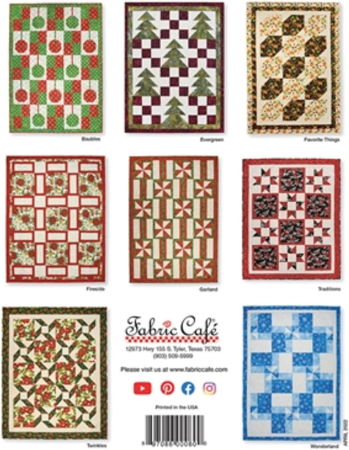 Make It Christmas with 3 Yard Quilts, White