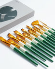 ARTIFY Paint Brushes for Acrylic Painting, 15 Pcs 2024 New Painting Supplies, Artist Paint Brush Set for Watercolor, Oil and Gouache Painting, Red Wine