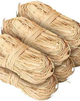 Natural Raffia Ribbon, 100G Raffia Grass for Straw Crafts, Raffia Paper Ribbon, Christmas Raffia Ribbon for Halloween, Gift Wrapping, Bouquets Decoration (2 X 50G)