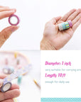 24 Rolls Washi Tape Set Basic Skinny Masking Decorative Tapes for Arts, DIY Crafts, Journals, Planners, Scrapbooking, Wrapping (Mini Graphics)