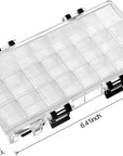 Watercolor Palette Box 24-Well Paint Palette Box Airtight Leak Proof Travel Palette Case for Watercolors Half Pans, Acrylic, Gouache and Oil Paint