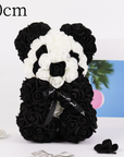Valentine's Day Gift Rose Bear Eternal Flower Rose Teddy Bear PE Foam Bear 25cm Valentines Day