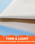 120 Sheets Paper Sheets Transparent Paper Translucent Clear Paper Tracing Paper for Drawing Wax Paper Printing Sketching Calligraphy Pencil Ink Markers, White(9 X 13 Inch)