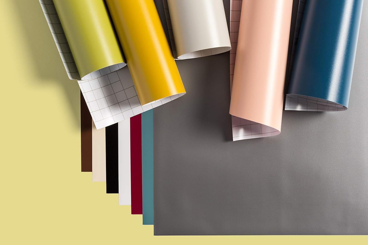 Premium Vinyl - Removable, 12” X 12” Adhesive Decal Sheets Essential Sampler