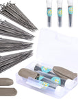 120PCS Needle Felting Needles, 4 Sizes Wool Felting Needles, Needle Felting Tools Supplies Kit with Felting Needles Fingercots Storage Box for DIY Wool Felting Crafts
