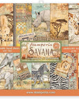 INTER, KFT Paper PAD 8X8 10PK Savana, 8 X 8 Inches, Multi-Coloured