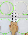 6 Pieces Embroidery Hoops, Plastic Circle Cross Stitch Hoop Ring 3.4 Inch to 10.2 Inch (Multicolor) for Embroidery and Cross Stitch