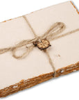 Handmade Vintage Deckle Edge Blank Paper - 5.25X8.25 (A5) - A5 Package of 50 for Writers, Invitations, Crafts - Thick 150 GSM Recycled Paper