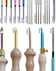 Adjustable Punch Needle Embroidery Kit for Adults - Complete Beginner Set with Tools - Ideal for Punch Needle and Needle Punch Projects