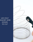 Carbon Steel Memory Wire, Round, Oval Bracelet, Antique Brass, 0.35 Oz, 23 Coils