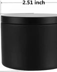 24 Pieces 4 Oz Black Candle Tins,4Oz Candle Jars Candle Containers with Lids, Candle Tin for Candles Making, Arts & Crafts, Storage, and Gifts
