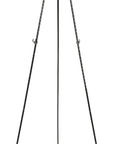 Instant Easel 64" Stand, Supports 10 Lbs., Heavy-Duty, Tripod Base, Powder Coated Steel Material, Collapsible, Black (27E)
