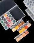 280 Slots Diamond Painting Storage Containers Diamond Accessories and Tools Boxes Bead Organizer 28 Grids 10Pcs with 400Pcs Label Stickers for Nail Craft