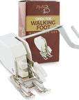 Open Toe Walking Foot for Quilting and Sewing | Stitch through Multiple Layers & Match Prints | Compatible with Most Low-Shank Sewing Machine Models | Brother, Singer, Janome, Babylock, More