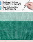 Self Healing Sewing Mat, Rotary Cutting Mat Double Sided 5-Ply Craft Cutting Board for Sewing Crafts Hobby Fabric Precision Scrapbooking Project 9Inch X 12Inch(A4)
