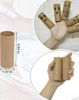 100 Pack Cardboard Tubes for Crafts - 1.57 X 3.94 Inches - Brown Toilet Paper Empty Rolls round Thick Tubes Sturdy for Classroom Family Handmade DIY Projects