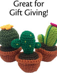 - Crochet Kit for Beginners to Intermediate | Cactus DIY Crochet Amigurumi - Crochet Kit Include Pattern, Yarn, Crochet Hook, Stuffing and Knitting Needles