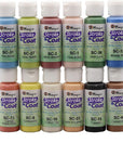 Mayco Stroke and Coat Glaze for Ceramics Kit 3 | 12 Assorted 2 Oz Jars with How to Paint Pottery Book