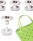 Replacement Rivets for Bogg Bag,4 Pack Blank White Replacement Rivets for Beach Tote Bag Repair Buttons for Handle Straps Accessories
