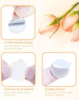 200 PCS Wick Stickers for Candle Making, Double-Sided Heat Resistant Candle Wick Stickers, Adhere Steady in Hot Wax Wick Stickers