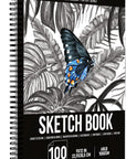 - Professional 100 Sheets Sketch Book 9"X12" with Spiral Bound and Hardback Cover - White Acid-Free Drawing Paper (100 G)