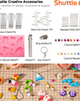 Oven-Bake Modeling Clay Kit - 50 Colors with 19 Tools, 10 Accessories - Non-Toxic, Non-Sticky - Ideal DIY Art Craft Gift for Kids & Adults