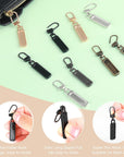 10 PCS Replacement Zipper Pull Detachable Metal Zipper Pulls Repair Golf Bag Zipper Pull Replacement Tab for Luggage Clothing Jackets Jeans Backpacks Boots Dresses Purse Coat(Universal Extender)