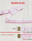 Tape Measures 24 Pack Measuring Tape Bulk for Body Sewing Tailor Cloth Craft Supplies Knitting Projects Measurement Double Scale 150Cm/60Inch