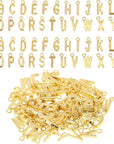 104 Pieces A-Z Alphabet Letter Charms, Jewelry Charms for Making Jewelry, Alloy Spacer Beads, Metal Letter Pendant Charms for Bracelets Necklace Earring Jewelry DIY Crafts Making Supplies