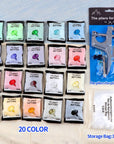 400 Sets Snap Buttons with Snap Pliers T5 Plastic Snaps No-Sew Buttons Fastener Setter for Clothing Diapers Bibs Rain Coat Crafting