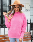 Woman Knitting Sweater