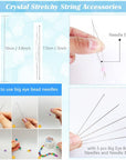 1Mm Stretchy Bracelet String Elastic String for Bracelets Making, Crystal Clear String Elastic Cord Necklace Cord Bead Cord for Friendship Bracelets, Letter Beads and Jewelry Making