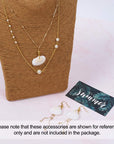 Box of 117Pcs Natural Clam Shell Pendants 21.5-24.5X8.5-11.5 Beach Ocean Seashell Beads Charms for Vase Filler Fish Tank Jewelry Making Hole:1.5-1.6Mm