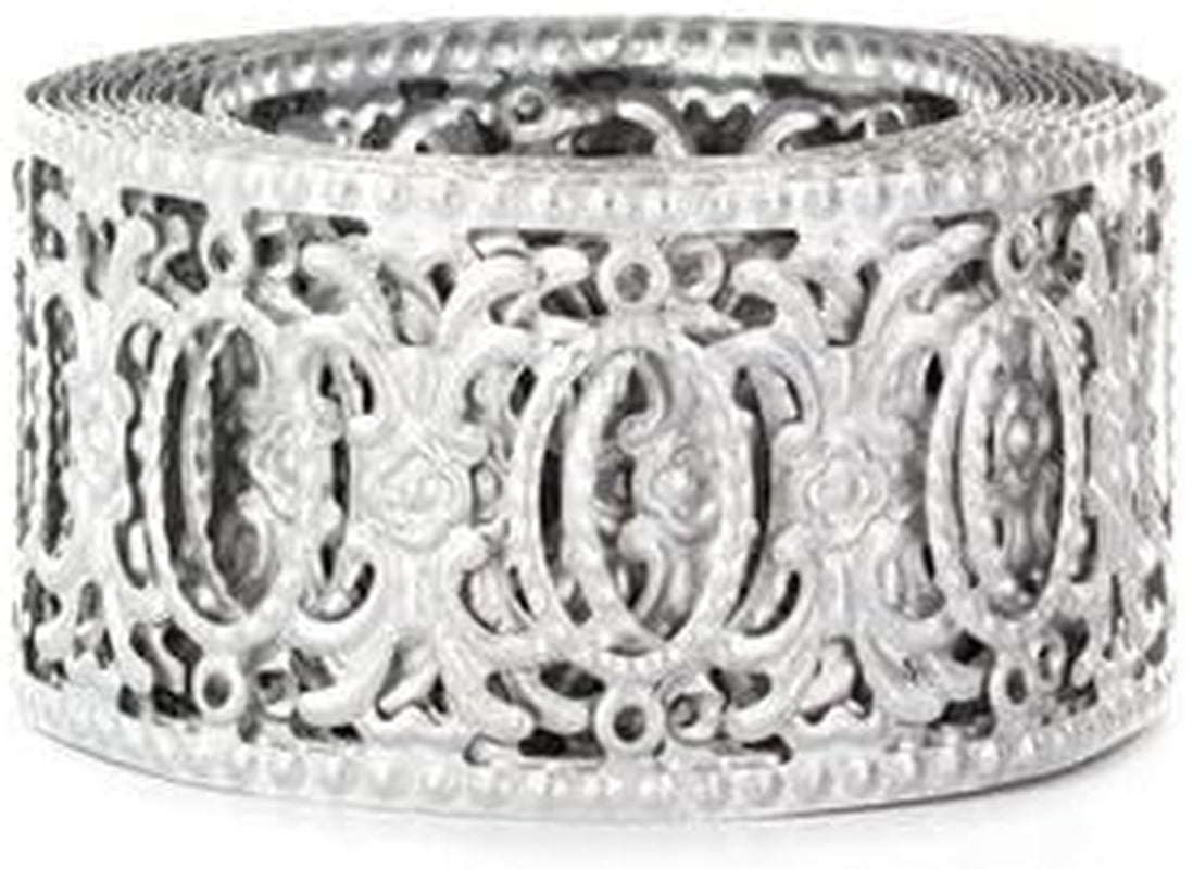 Metal Ribbon for Decor Craft (1 1/4", 3 Yards Long)