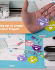 The Ultimate Accessories and Supplies Bundle for Cricut Makers and All Explore Air - the Perfect Bundle/Tool Kit for Beginners, Pros and Skilled Crafters - Instantly Create Amazing Crafting Projects
