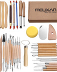 40PCS Pottery Tool Set Clay Sculpting Modeling Tools