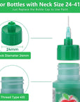 8 Packs Precision Applicator Caps for 2 Ounce Acrylic Paint Bottle Car Freshie Supplie